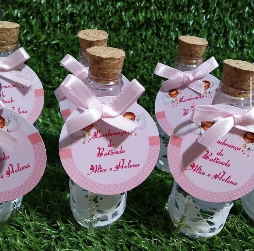 Garrafinha Batismo Personalizado