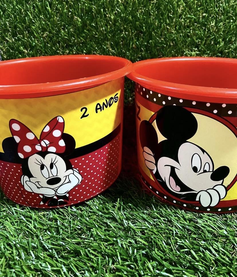Baldinho de pipoca personalizado