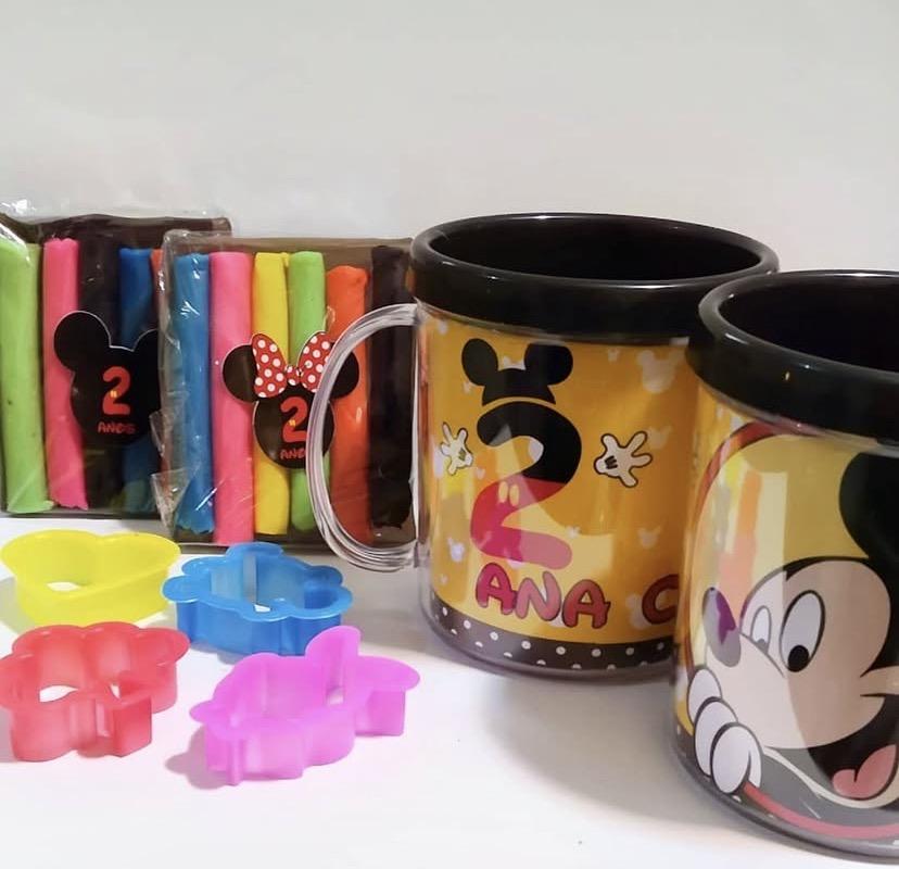 Kit Caneca Personalizada + Massinha