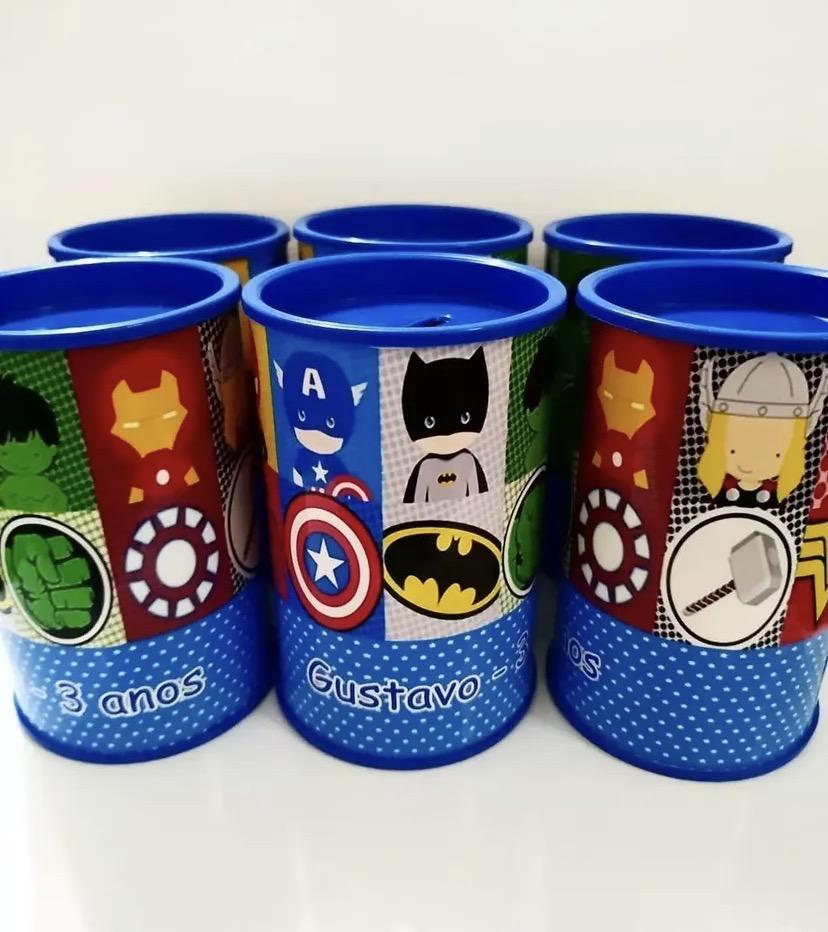 Cofrinhos personalizados heróis baby