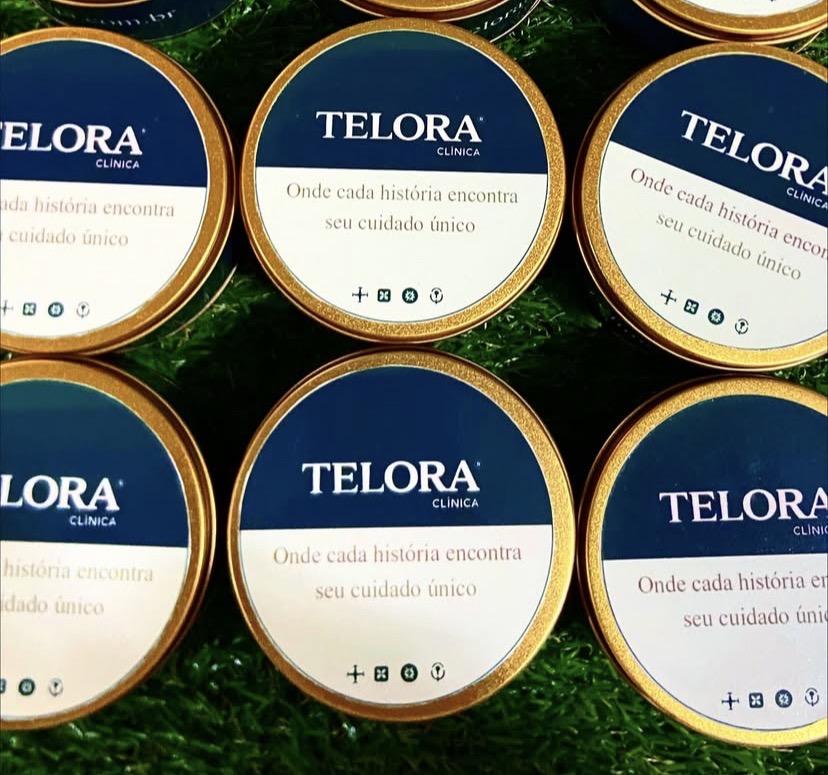 Lata de metal logo ou marca