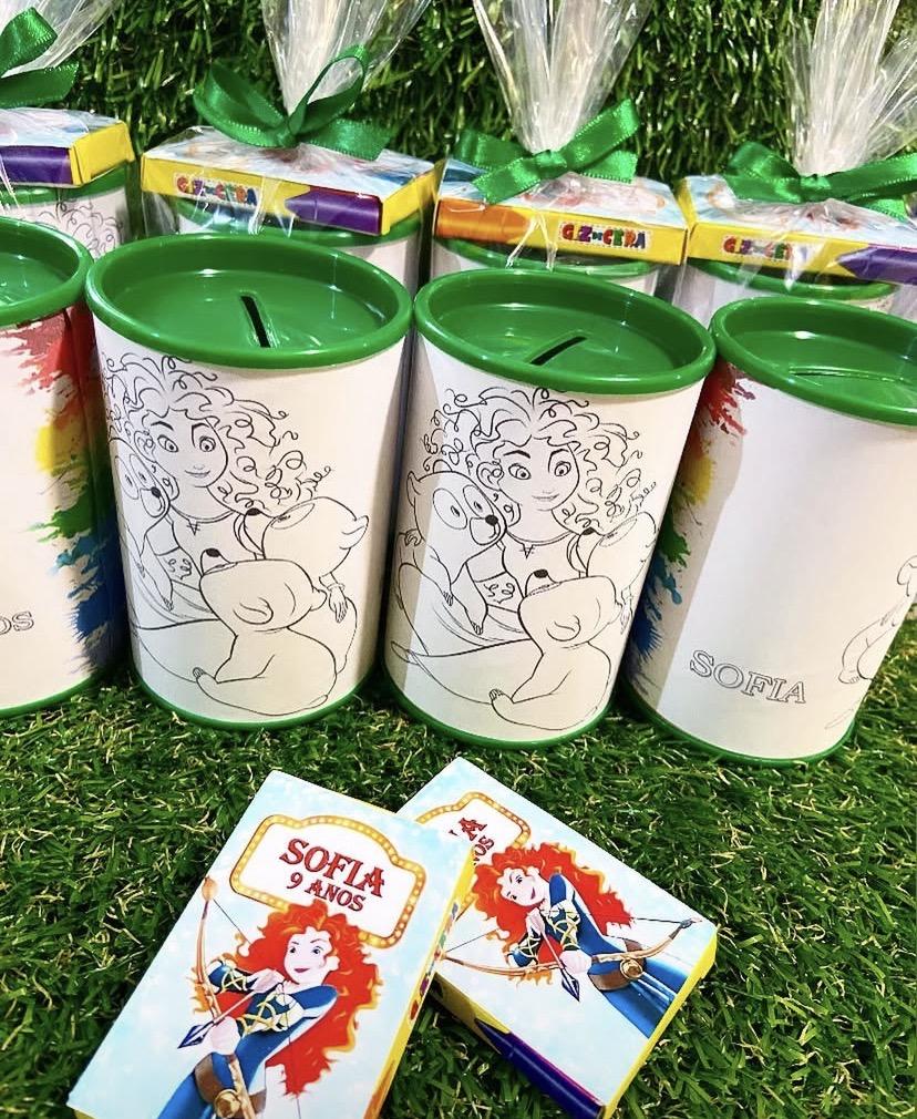 Cofrinho de colorir personalizado