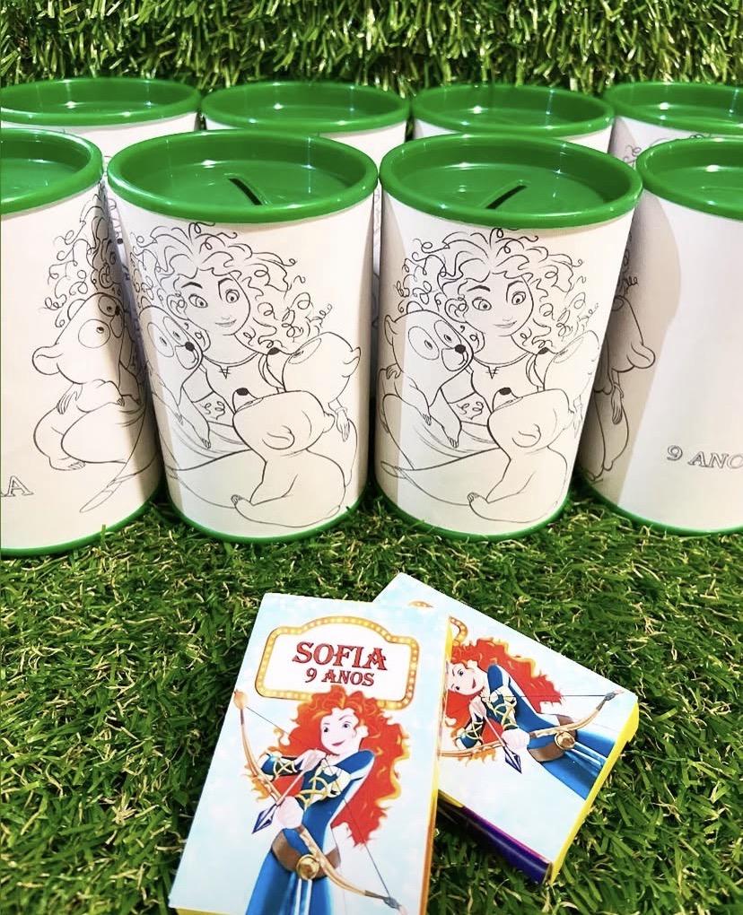 Cofrinho de colorir personalizado