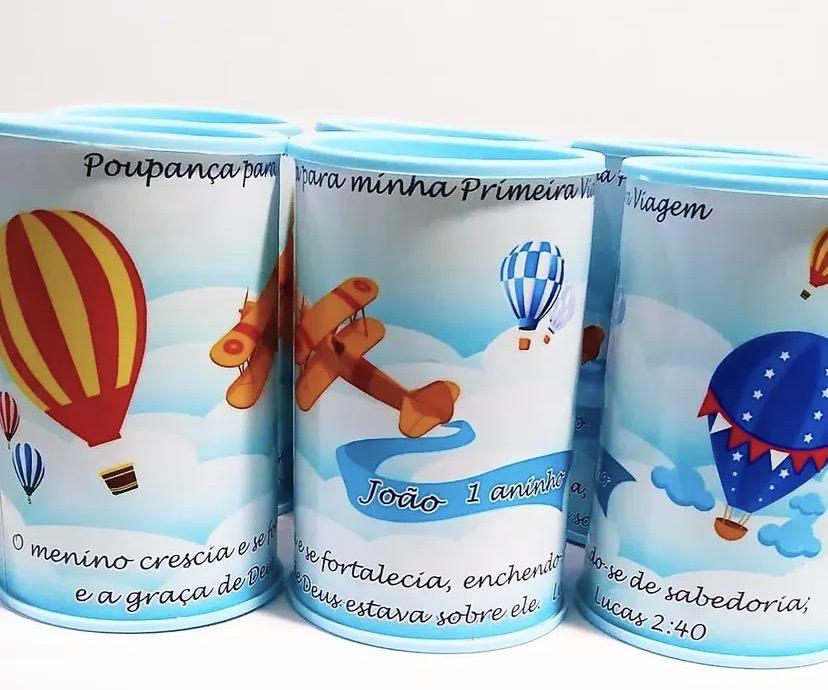 Cofrinho personalizado Volta ao Mundo