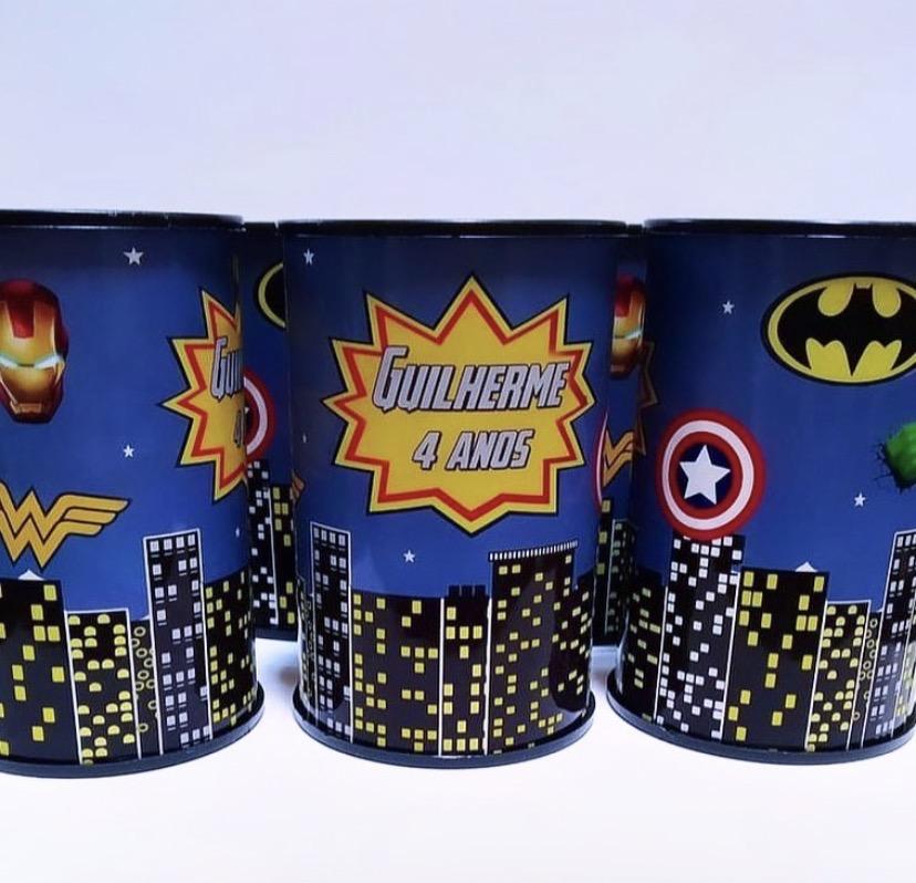 Cofrinhos personalizados heróis