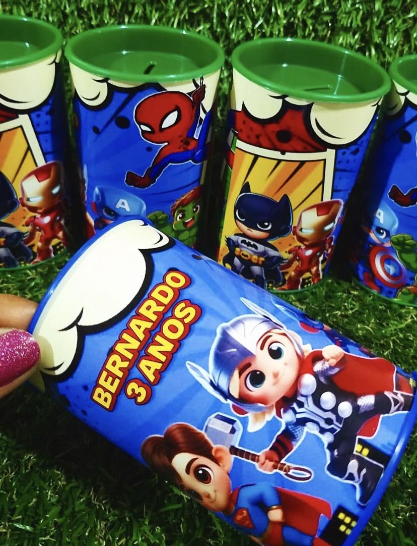 Cofrinhos personalizados heróis baby
