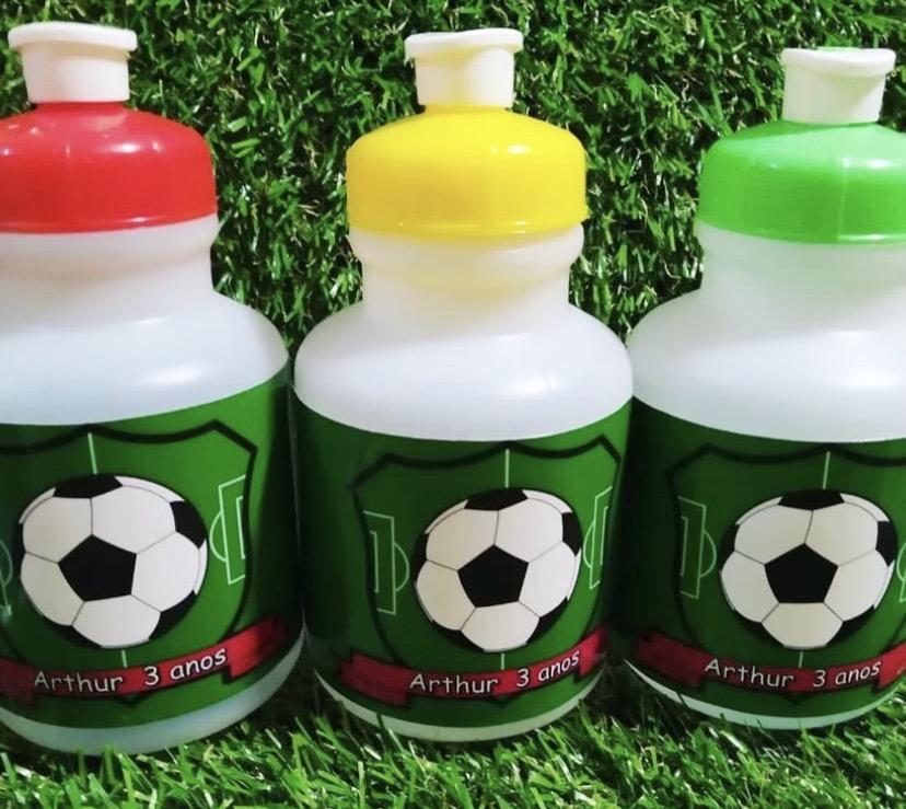 Garrafinha squeeze personalizada Futebol