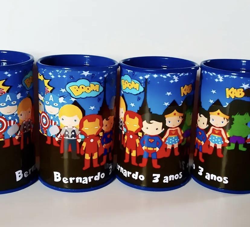 Cofrinhos personalizados heróis baby