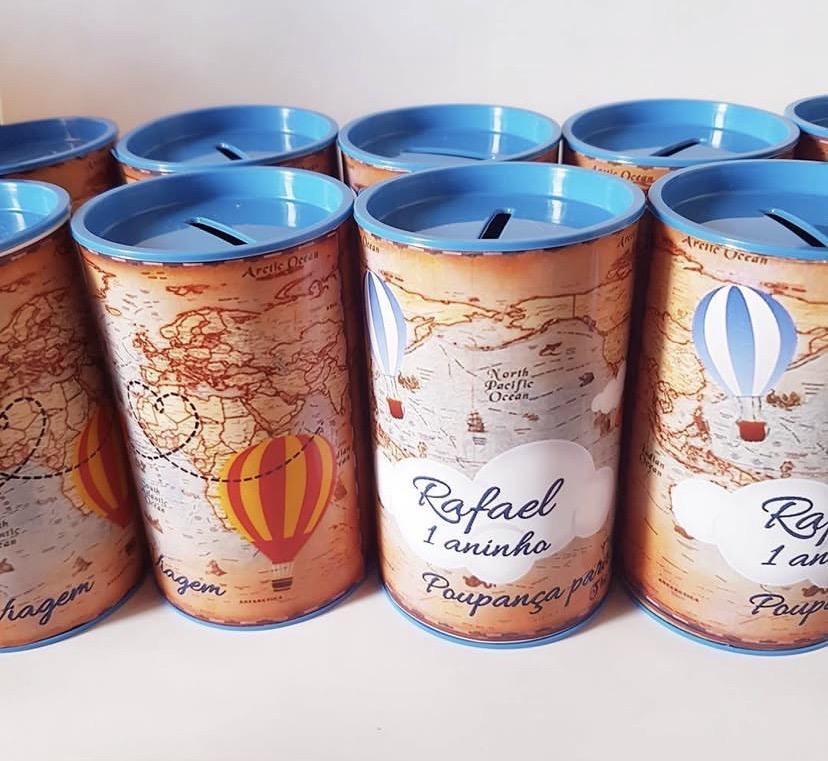 Cofrinhos personalizados Volta ao Mundo
