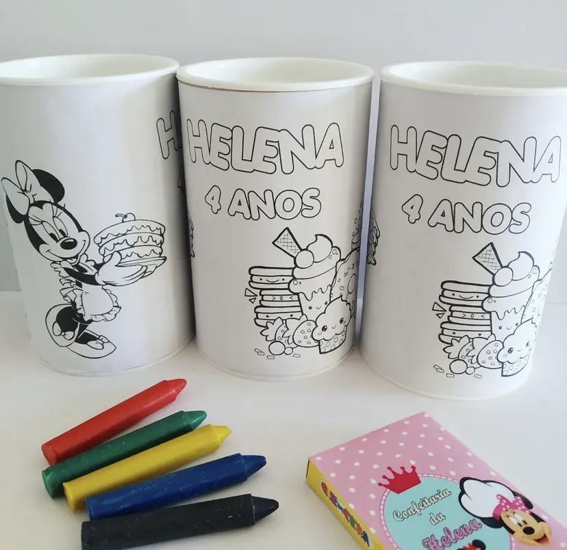 Cofrinho de colorir personalizado