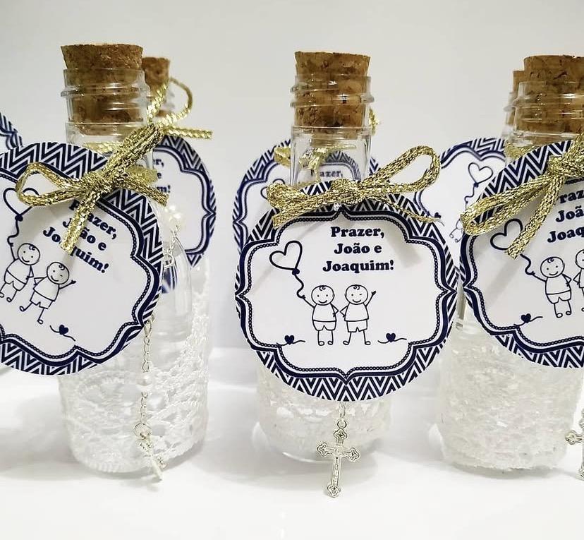 Garrafinha com tercinho personalizada