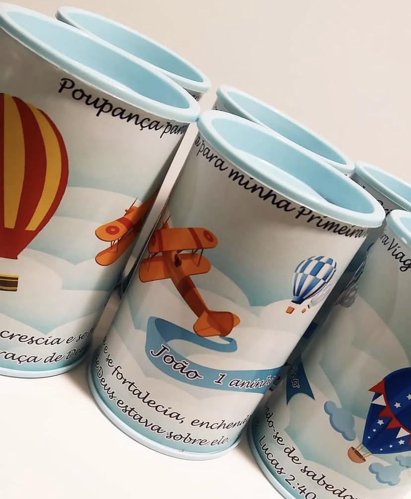 Cofrinho personalizado Volta ao Mundo