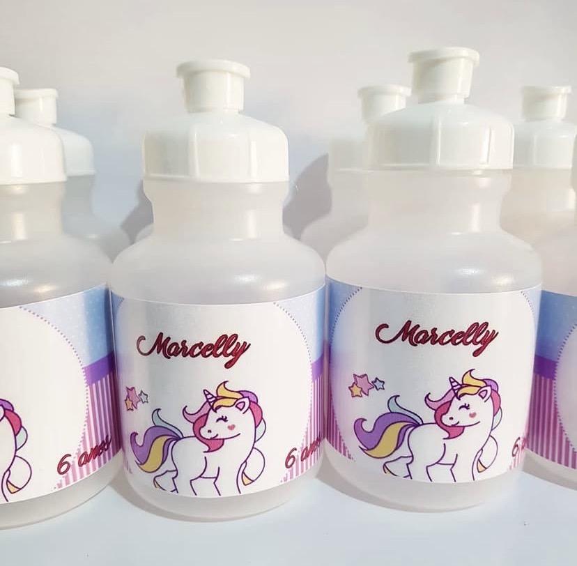 Garrafinha personalizada Unicórnio