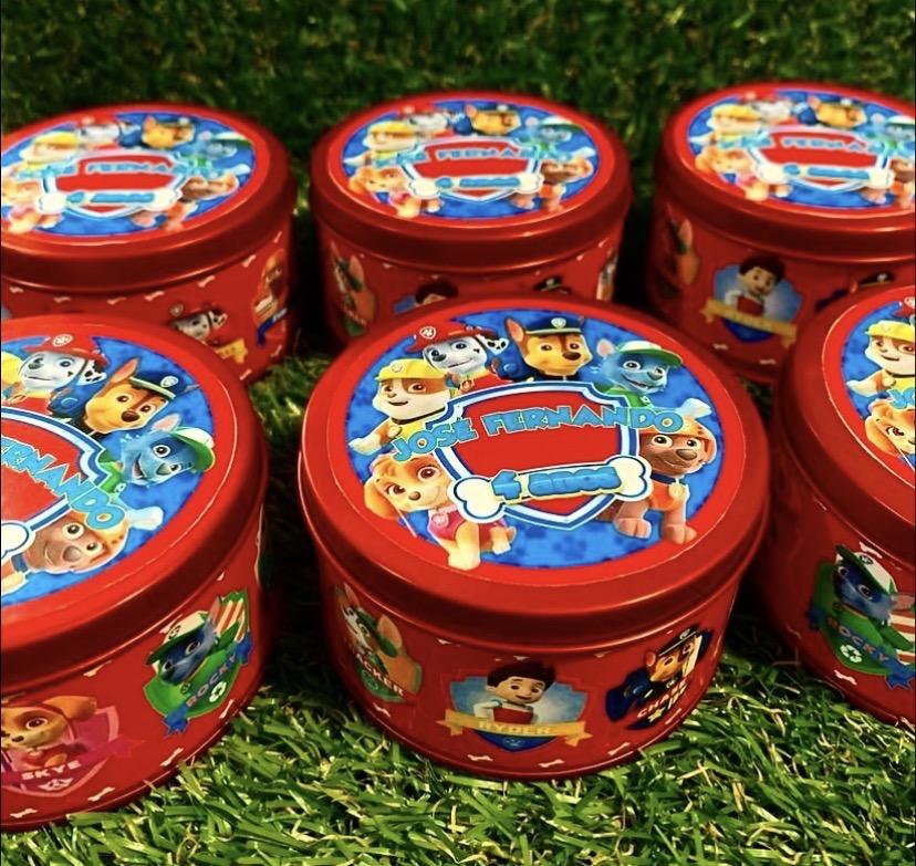 Latinha para aniversário Patrulha