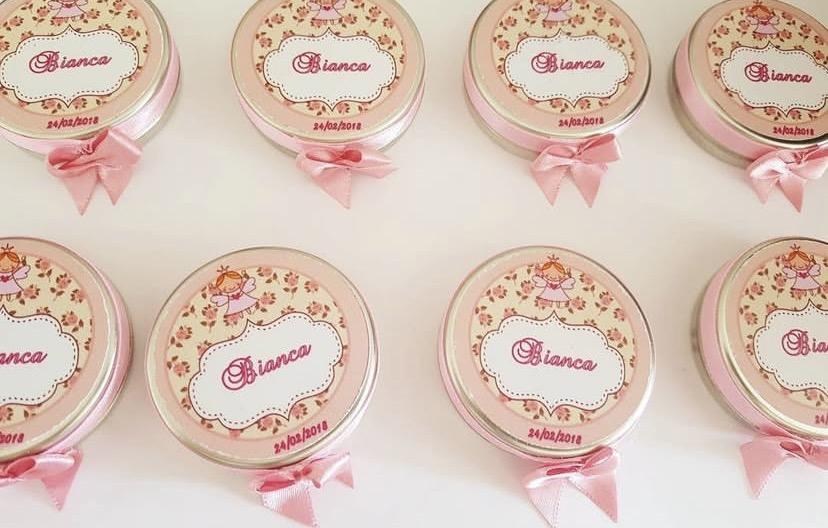 Latinha com vela Personalizada
