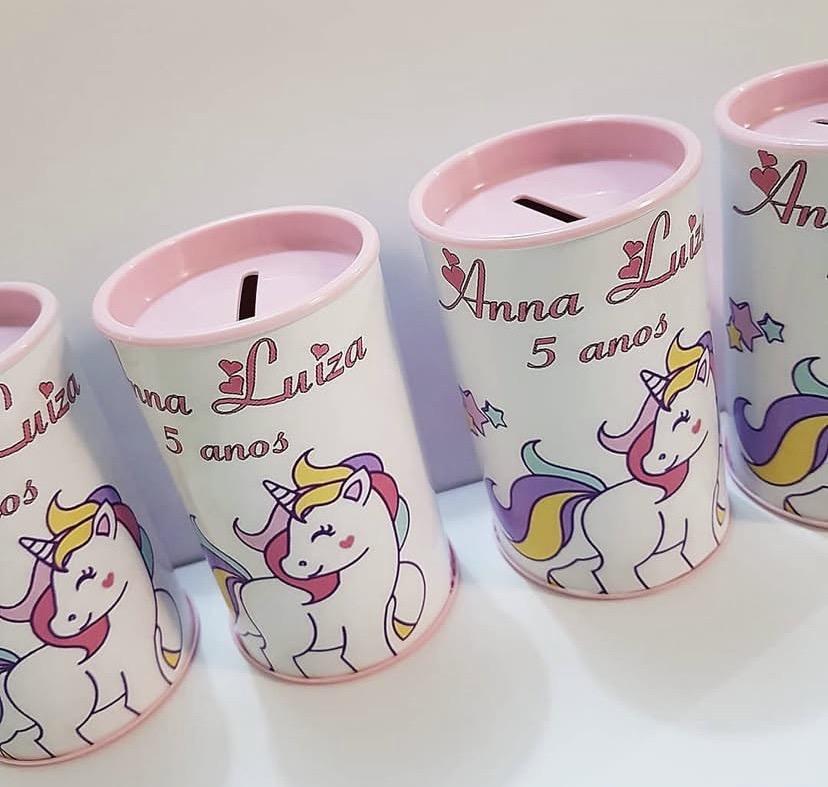 Cofrinho personalizado Unicórnio