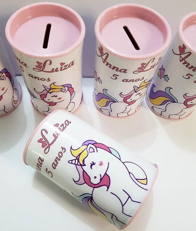 Cofrinho personalizado Unicórnio