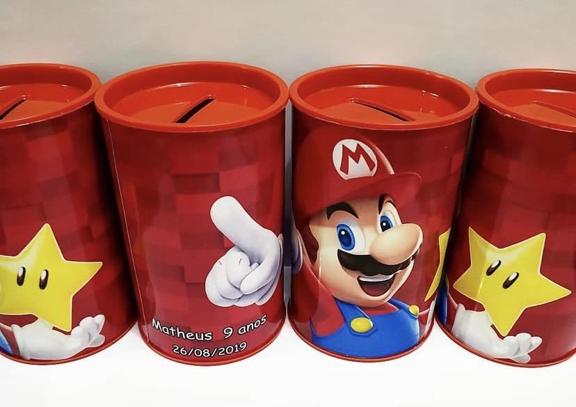 Cofrinho personalizado Super Mario