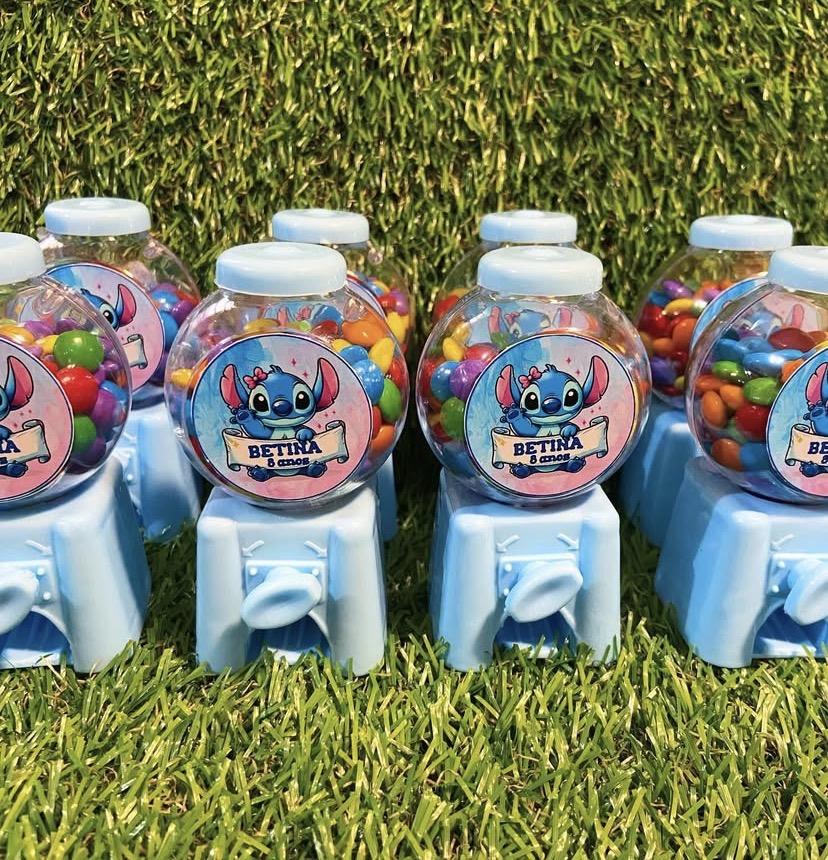 Mini baleiro personalizado Stitch