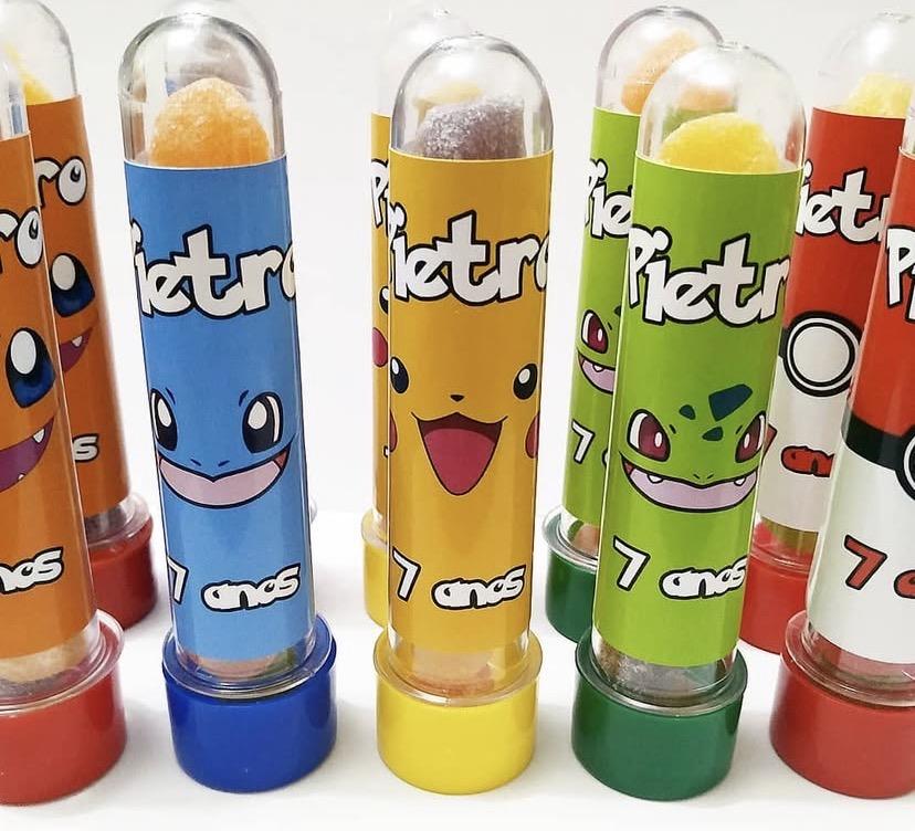 Tubete personalizado Pokémon