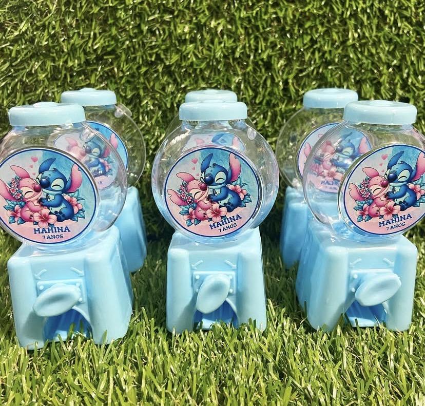 Mini baleiro personalizado Stitch