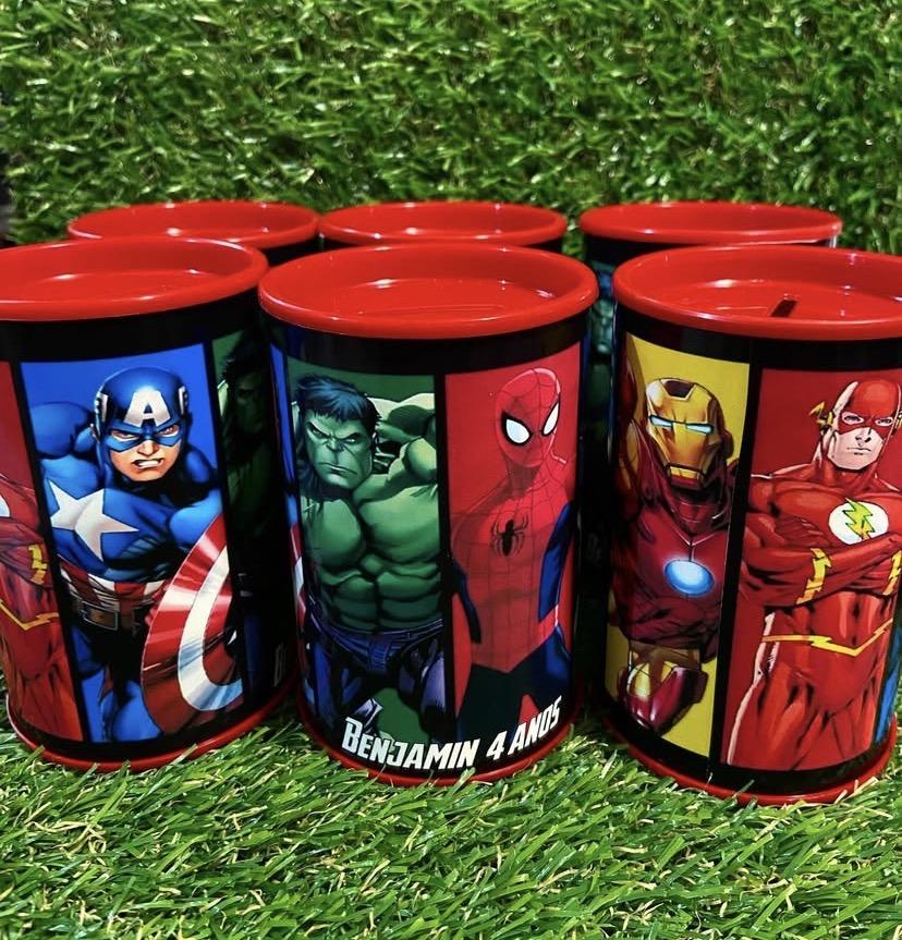 Cofrinhos personalizados heróis