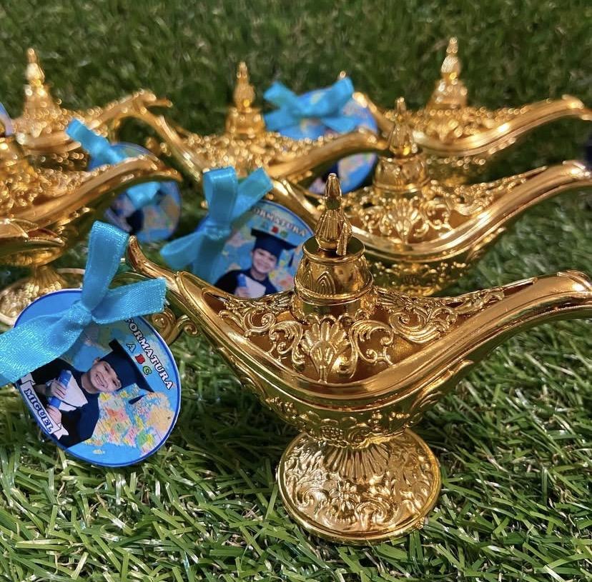 Mini lâmpada com tag personalizada