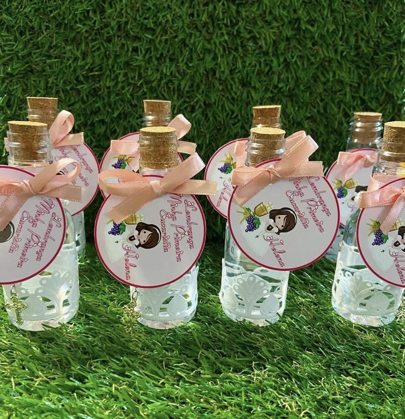 Garrafinha com tercinho personalizada