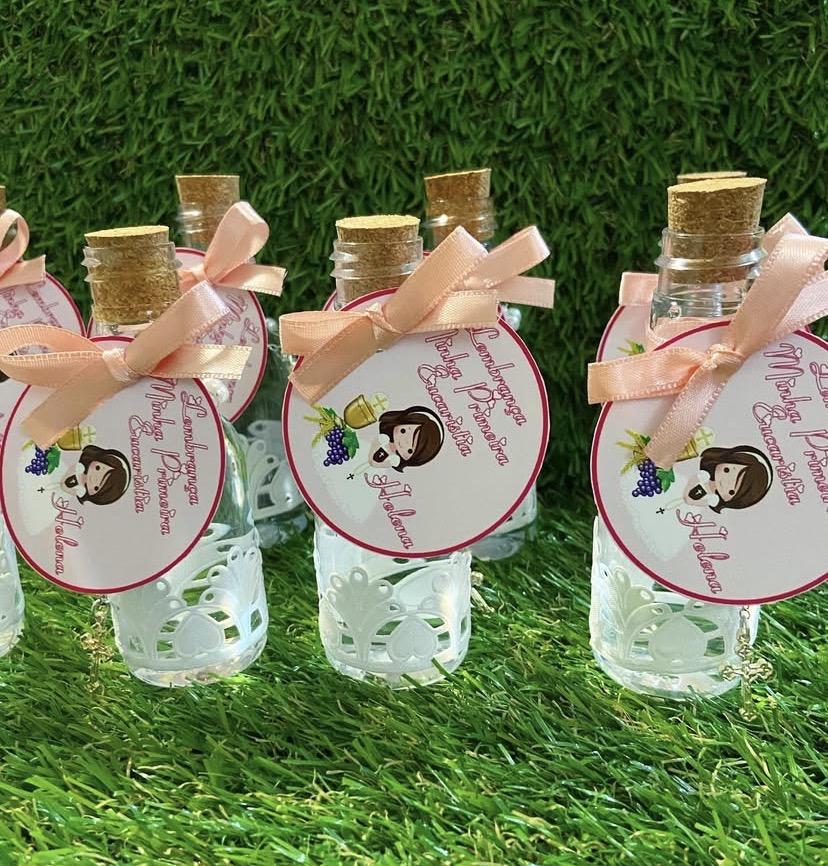 Garrafinha com tercinho personalizada
