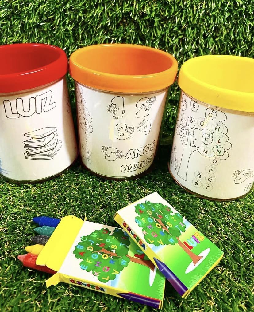 Caneca de Colorir Personalizada