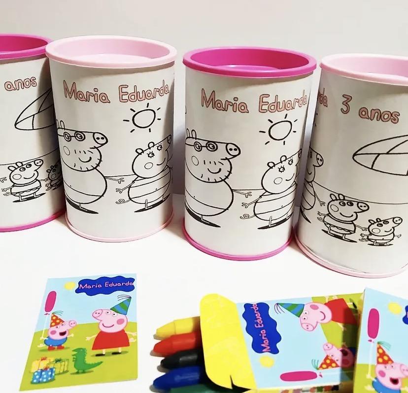 Cofrinho de colorir personalizado
