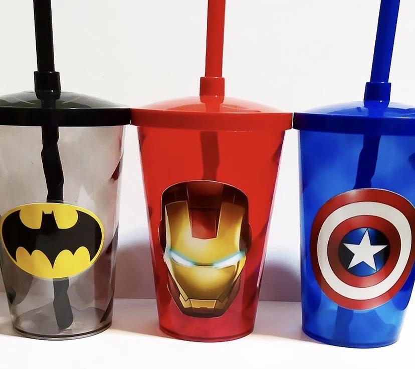 Copo super heróis logo 400ml