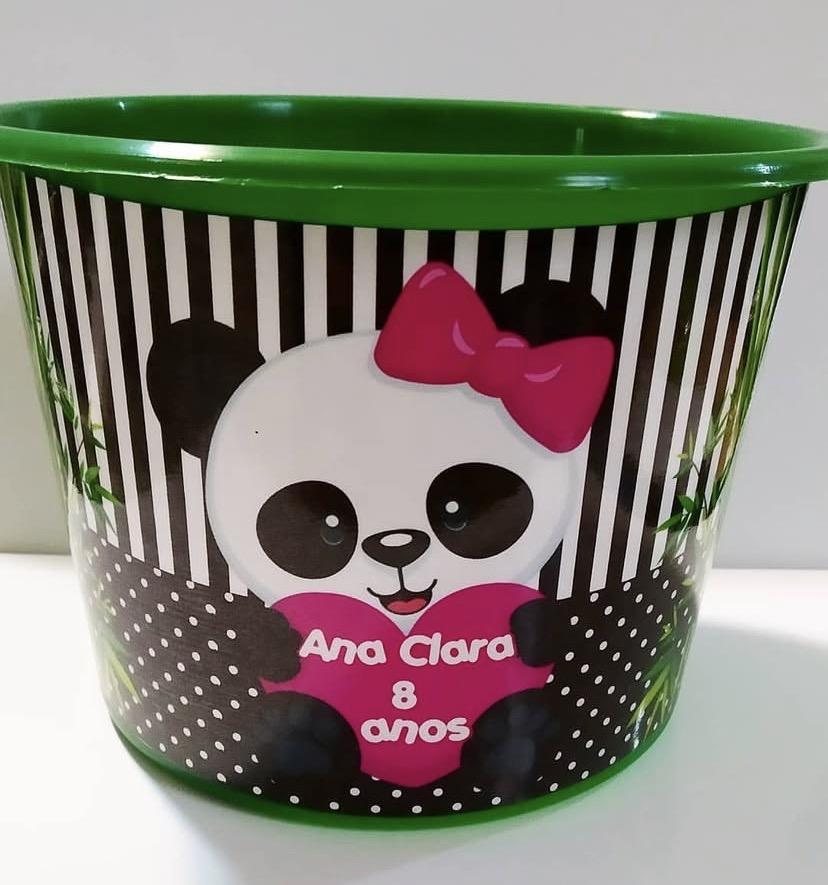 Baldinho de pipoca personalizado