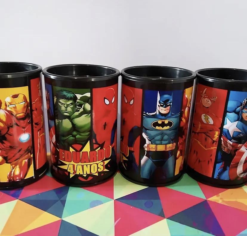 Cofrinhos personalizados super heróis