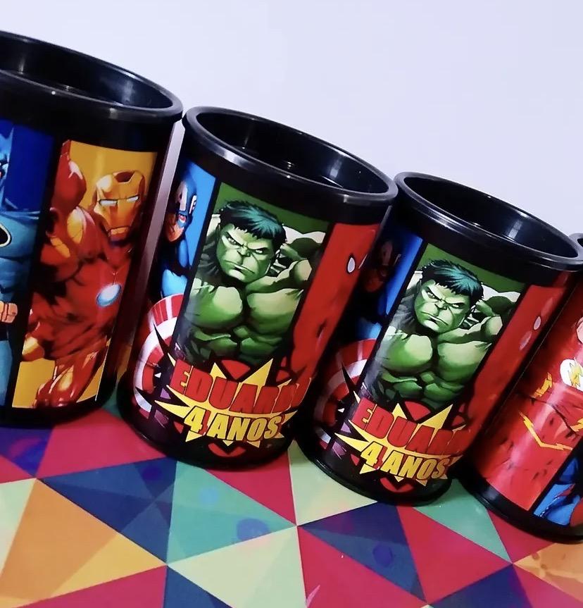 Cofrinhos personalizados super heróis