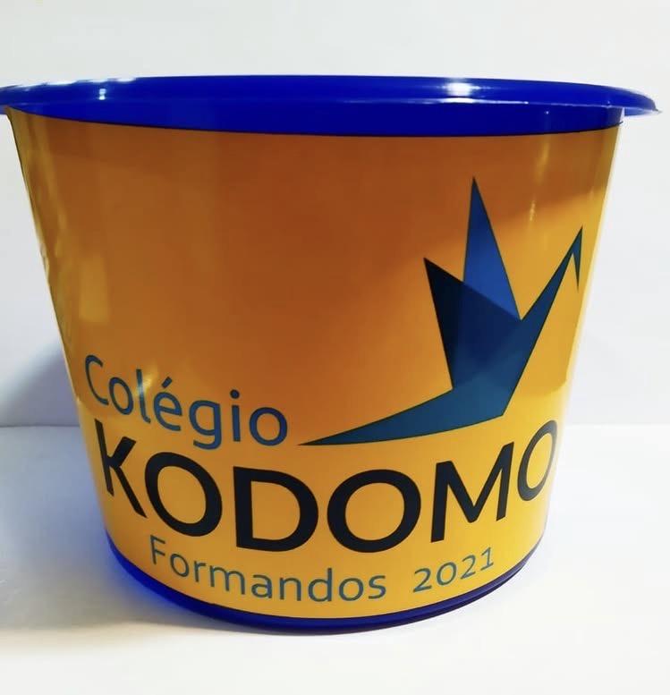 Baldinho de pipoca personalizado