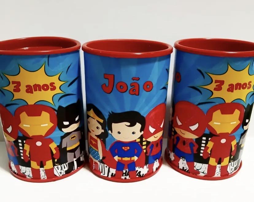 Cofrinhos personalizados heróis baby