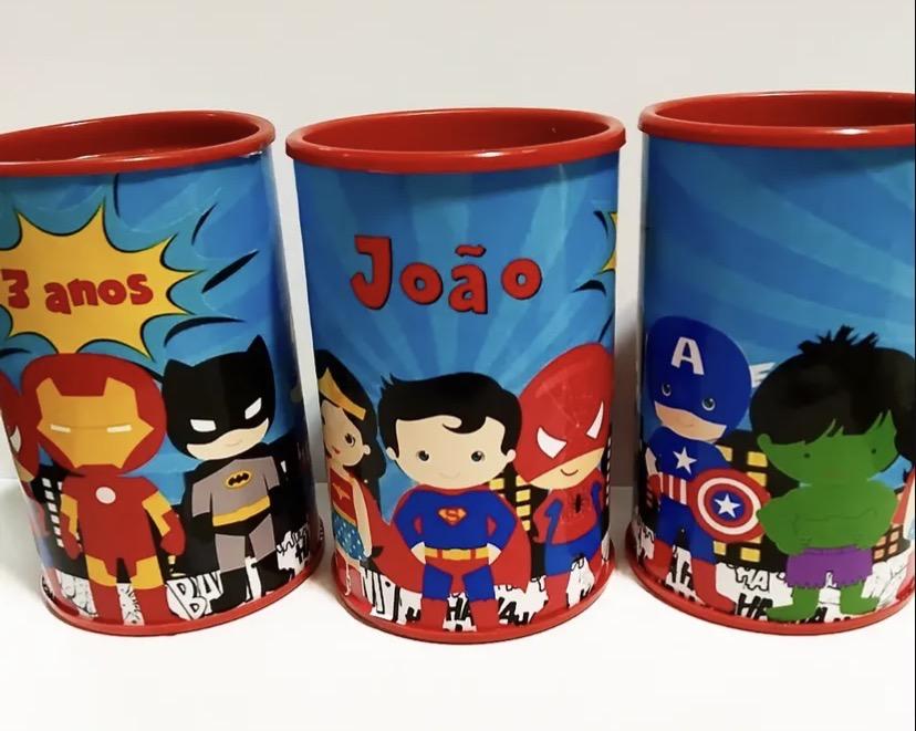 Cofrinhos personalizados heróis baby