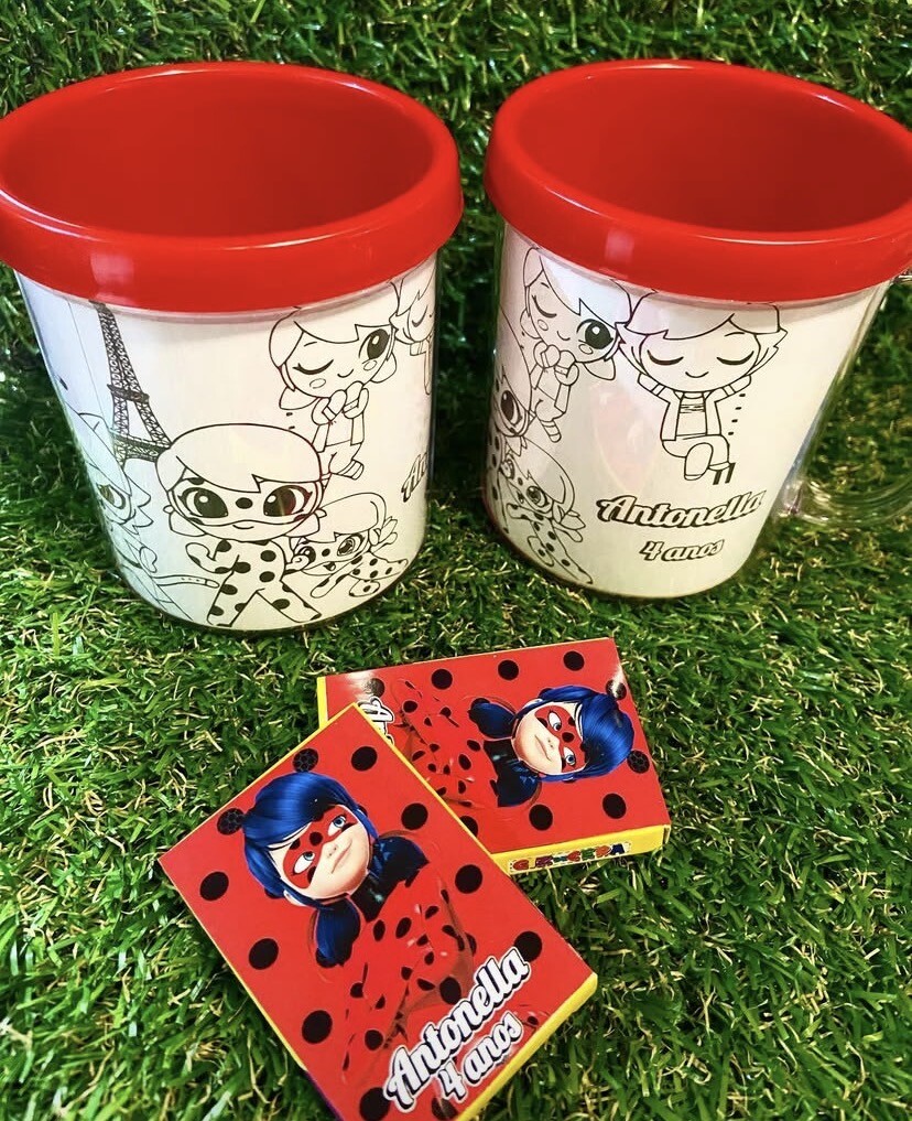 Caneca de Colorir Personalizada