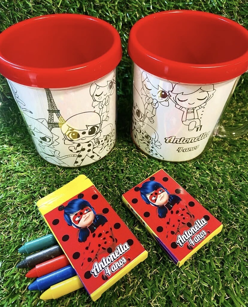 Caneca de Colorir Personalizada