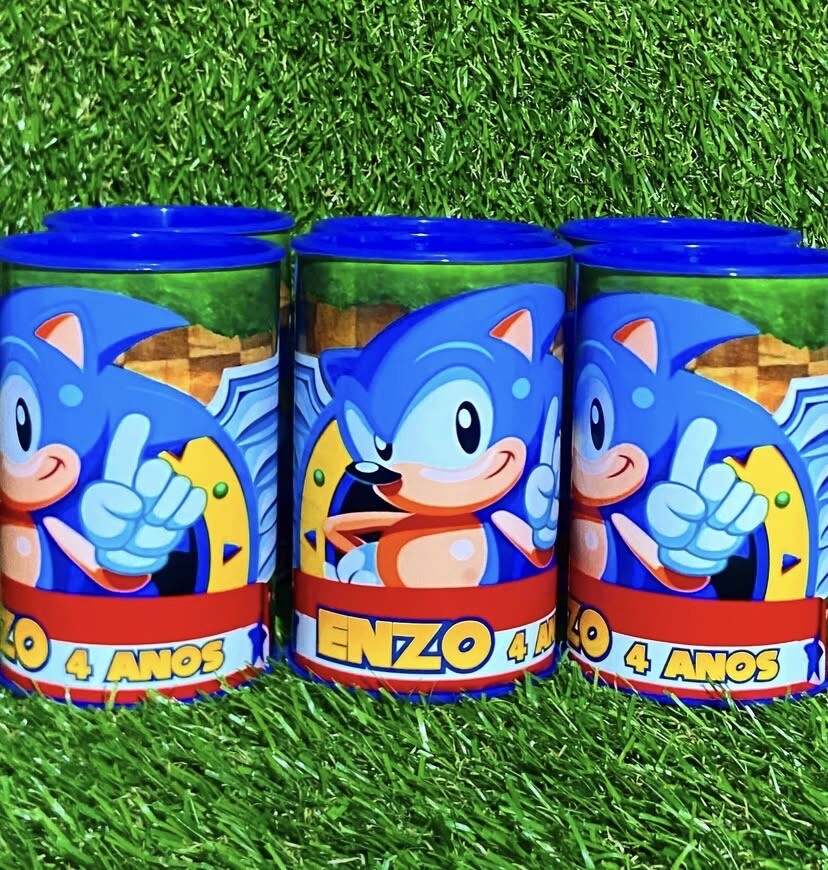 Cofrinho personalizado Sonic