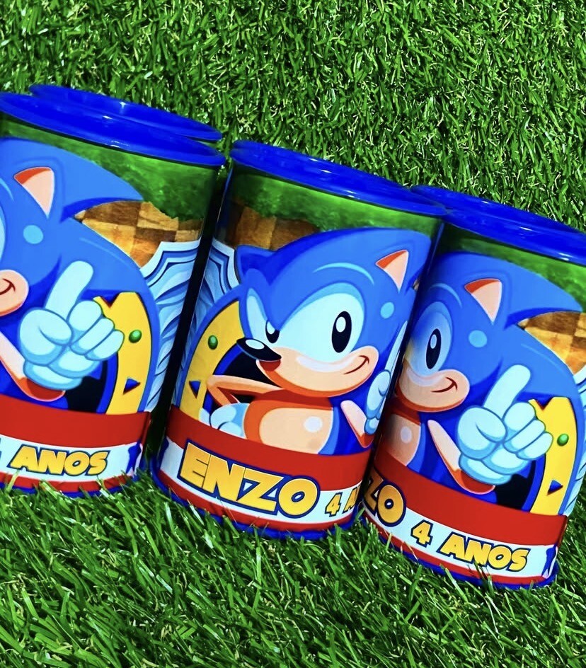 Cofrinho personalizado Sonic