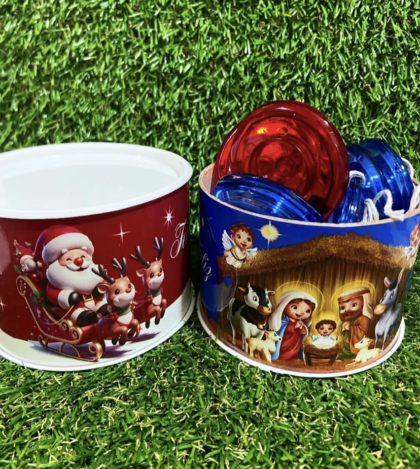 Tubo lata personalizada Natal