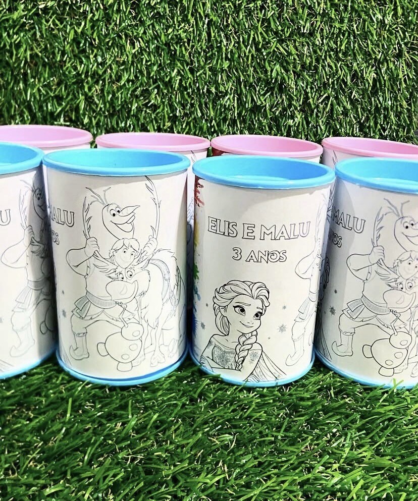 Cofrinho de colorir personalizado Bita