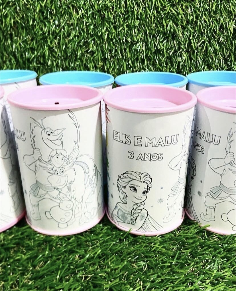 Cofrinho de colorir personalizado Bita