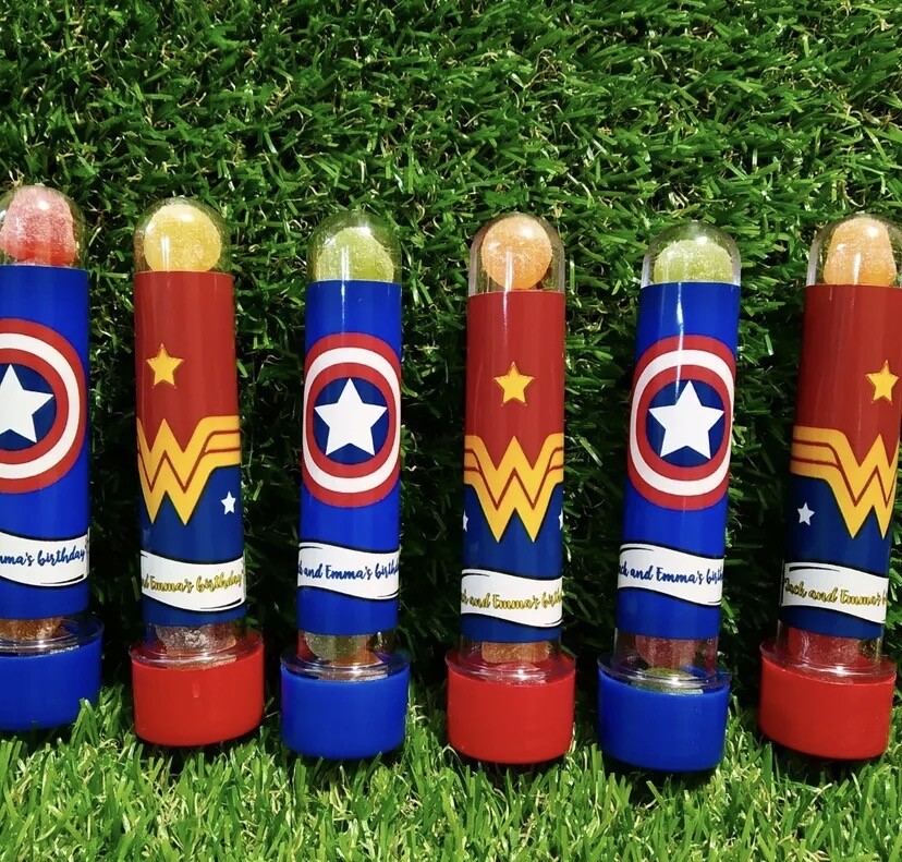 Tubete Personalizado Super Heróis