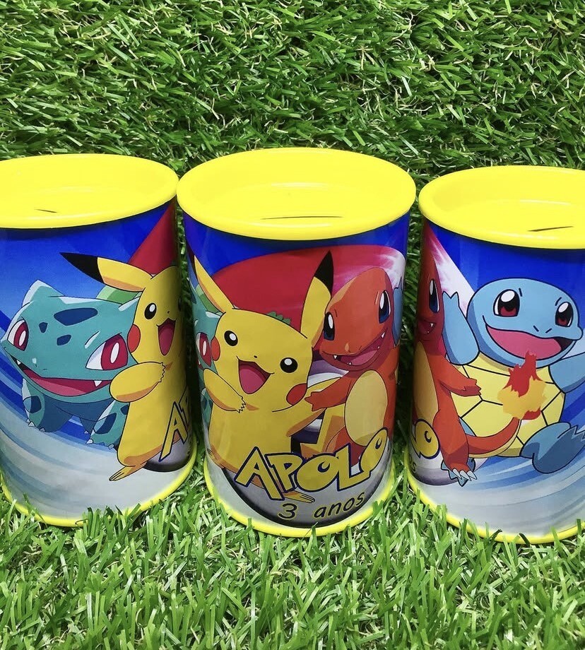 Cofrinho personalizado Pokémon