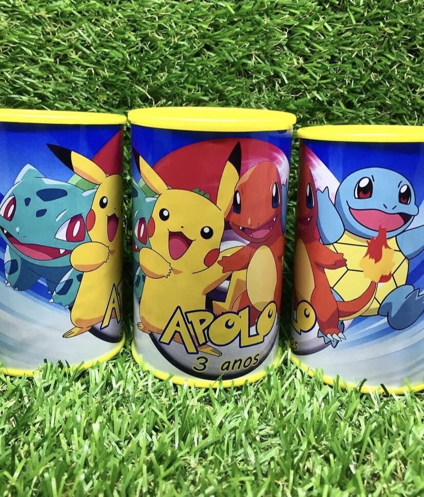 Cofrinho personalizado Pokémon
