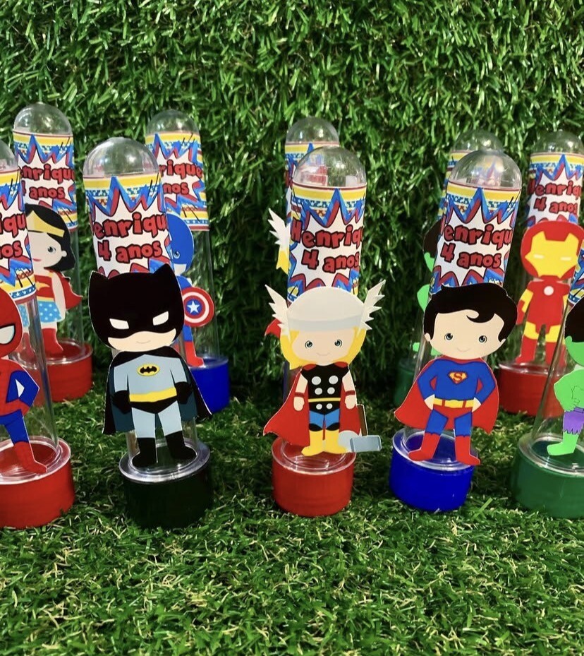 Tubete Personalizado Super Heróis