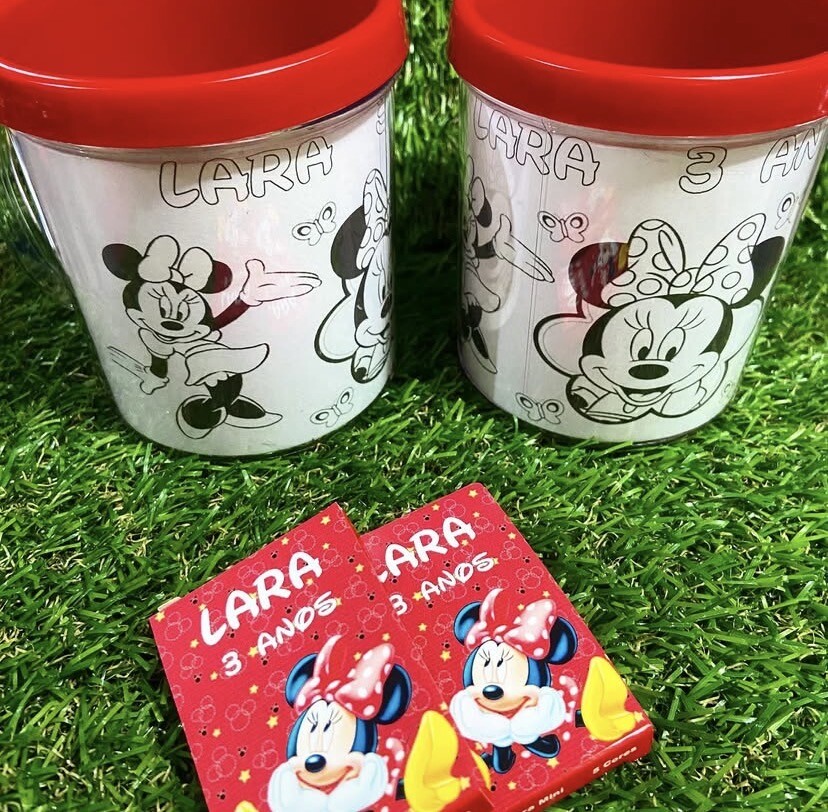 Caneca Acrílica de Colorir Personalizada